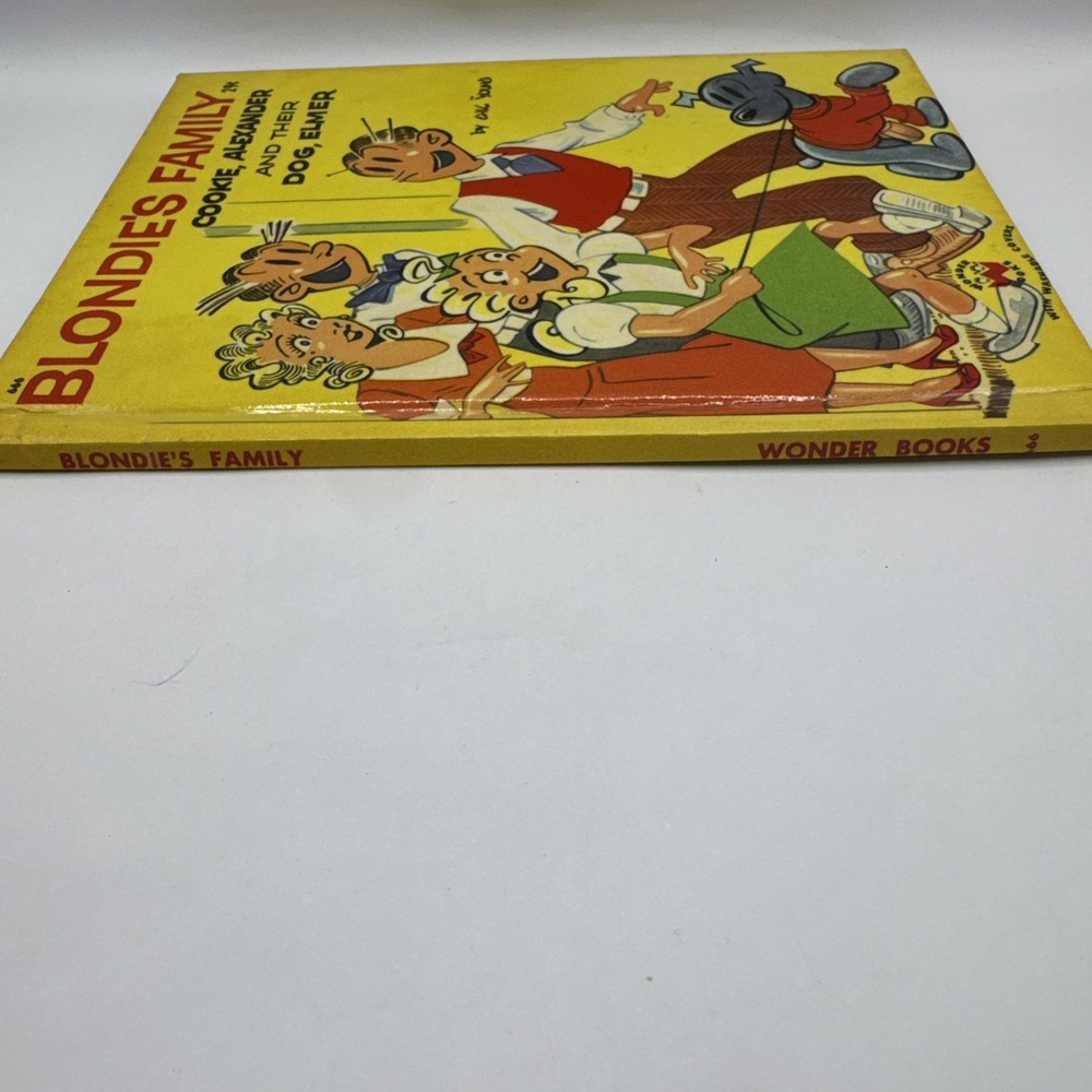 Blondie's Family, Cookie, Alexander and Their Dog, Elmer, Wonder Books, 1954 - Picture 3 of 7